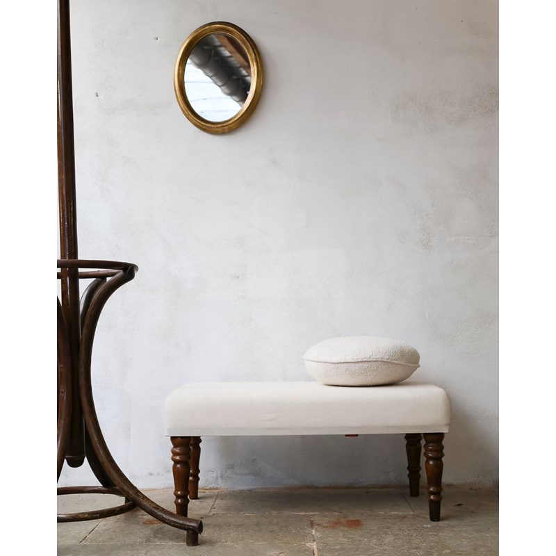 Banc repose-pied en tissu n°290