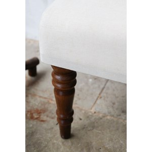 Banc repose-pied en tissu n°290