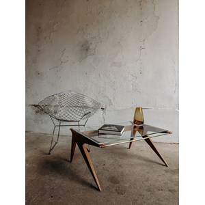 Table basse en chêne louis paolozzi n°710