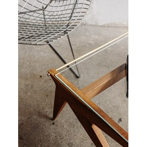 Table basse en chêne louis paolozzi n°710