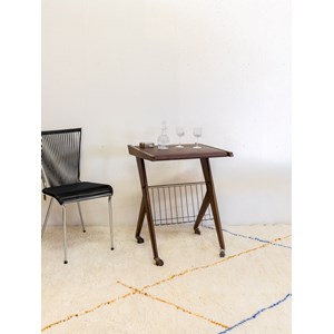 Desserte en cuir de vachette n°157