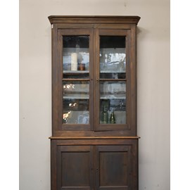 Grand vaisselier bois foncé et gris n°27