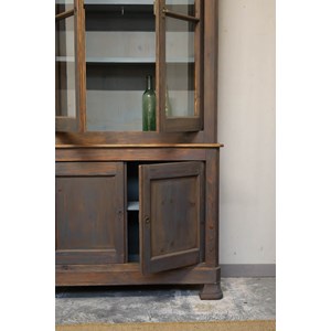 Grand vaisselier bois foncé et gris n°27