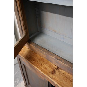 Grand vaisselier bois foncé et gris n°27