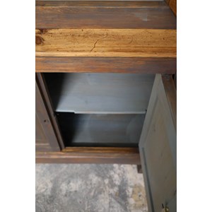 Grand vaisselier bois foncé et gris n°27