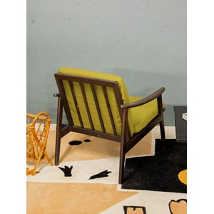 Fauteuil en bois scandinave n°749