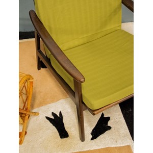 Fauteuil en bois scandinave n°749