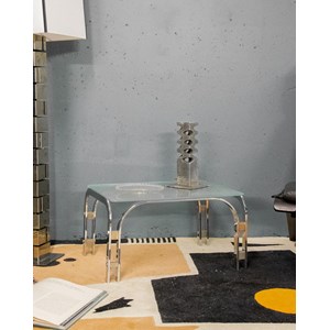 Table basse en verre givré n°682