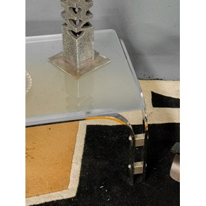 Table basse en verre givré n°682