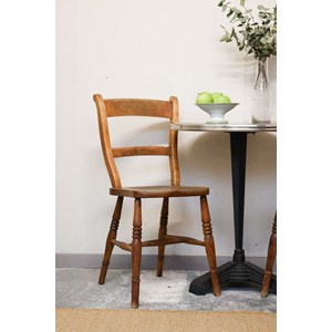 Paire de chaises en orme massif n°891