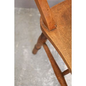 Paire de chaises en orme massif n°891