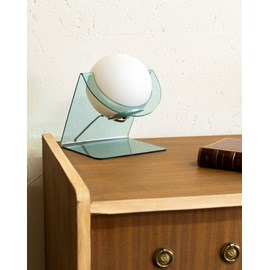 Paire de lampes à poser en verre n°605