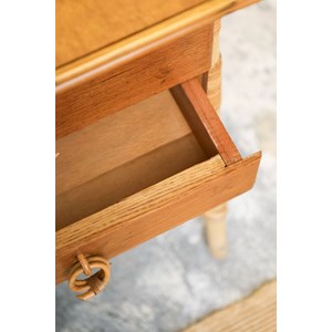 Bureau en rotin et bois louis sognot n°518