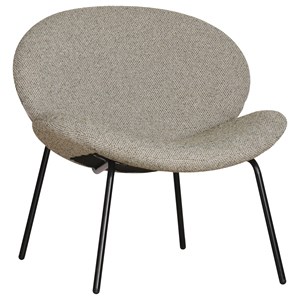 Fauteuil en tissu vert chiné sacha