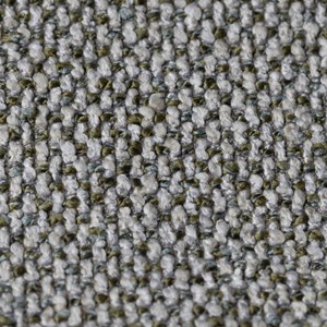 Fauteuil en tissu vert chiné sacha