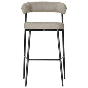 Lot de 2 tabourets de bar verts chinés théa