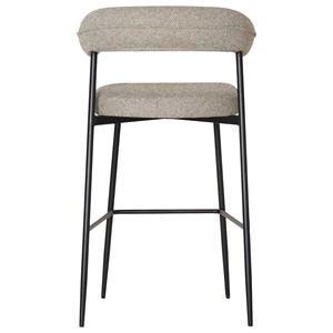 Lot de 2 tabourets de bar verts chinés théa