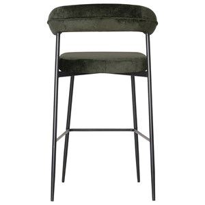 Lot de 2 tabourets de bar verts théa