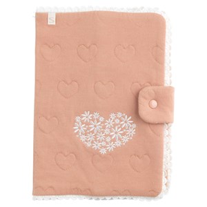 Protège carnet de santé petit cœur