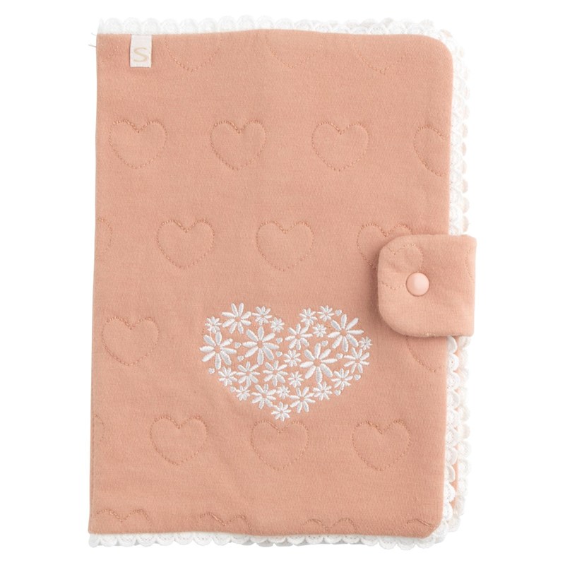 Protège carnet de santé petit cœur