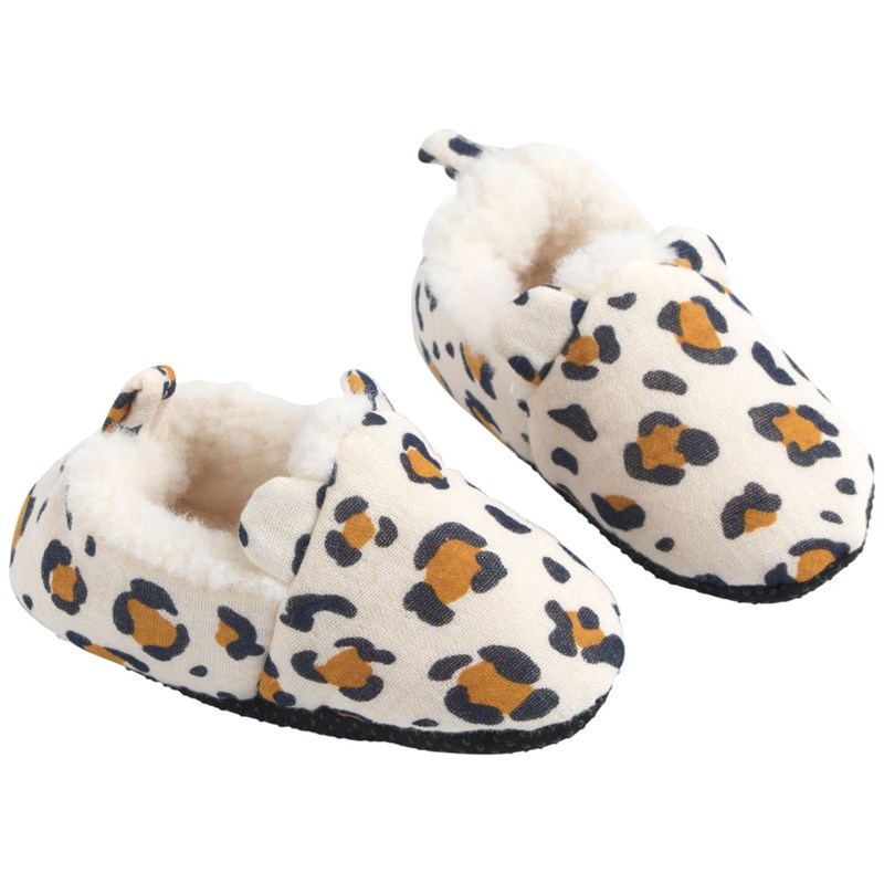 Chaussons bébé léopard (0-6 mois)