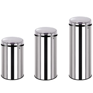 Poubelle de cuisine automatique argent artic