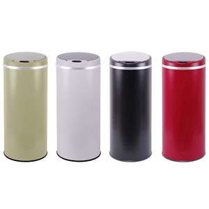 Poubelle de cuisine automatique rouge soho