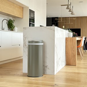 Poubelle de cuisine automatique taupe soho