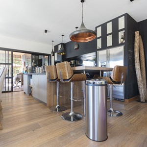 Poubelle de cuisine automatique argent artic