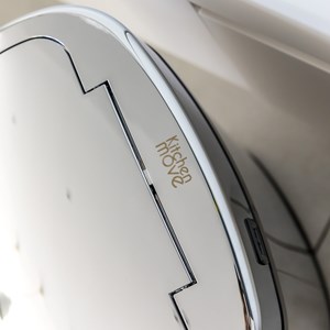 Poubelle de cuisine automatique argent majestic