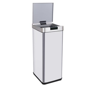 Poubelle de cuisine automatique argent parkside