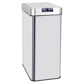 Poubelle de cuisine automatique argent silverlake