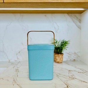 Poubelle de table bleu boden