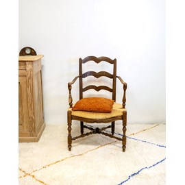 Fauteuil provençal en bois n°656