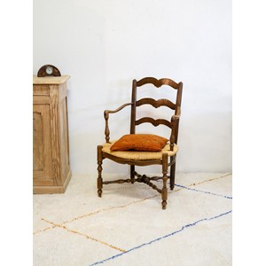 Fauteuil provençal en bois n°656