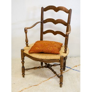 Fauteuil provençal en bois n°656