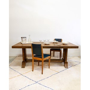 Grande table à manger en bois n°526