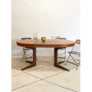 Table à manger ronde en bois n°1046