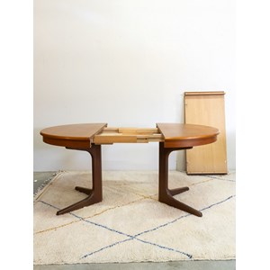 Table à manger ronde en bois n°1046