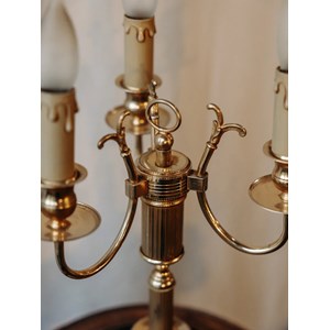 Chandelier en laiton doré n°30