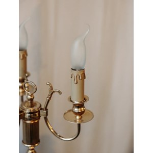 Chandelier en laiton doré n°30