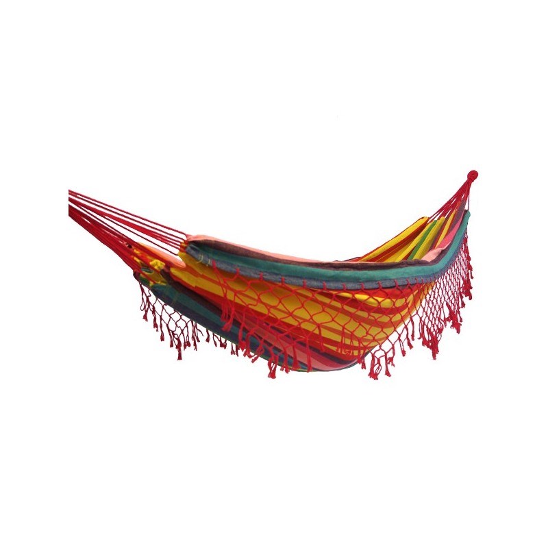 Hamac double franges relaxant