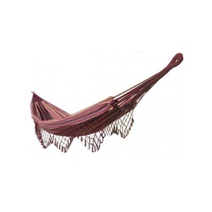 Hamac double franges violet