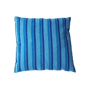 Coussin doux bleu