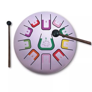 Tongue drum 11 notes violet