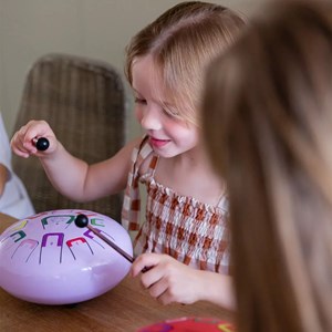 Tongue drum 11 notes violet