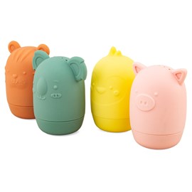 Jouets bain silicone animaux ludi'eau