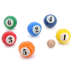 Jeu de pétanque boules de billard