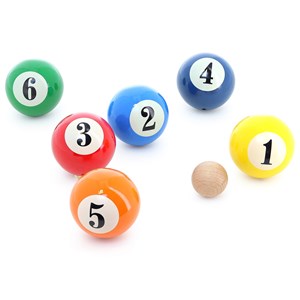 Jeu de pétanque boules de billard