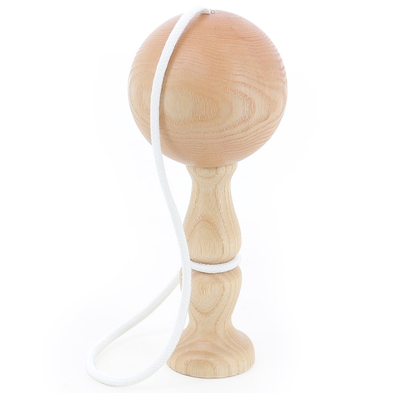 Bilboquet en bois massif naturel